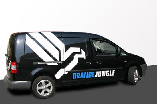 Orange Jungle Fahrzeugbeschriftung