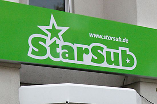 StarSub Leuchtkasten